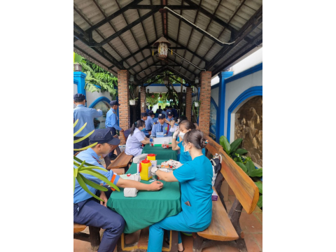 30/07/2023 - AN NINH ĐÔNG Á TỔ CHỨC KHÁM SỨC KHOẺ ĐỊNH KỲ CHO NHÂN VIÊN