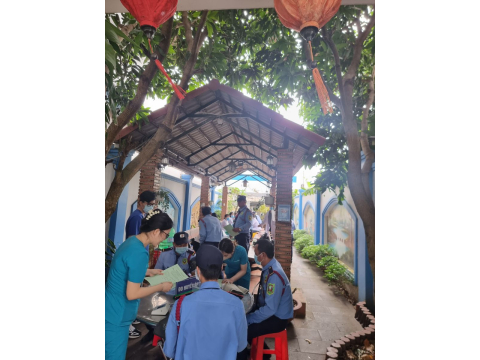 30/07/2023 - AN NINH ĐÔNG Á TỔ CHỨC KHÁM SỨC KHOẺ ĐỊNH KỲ CHO NHÂN VIÊN