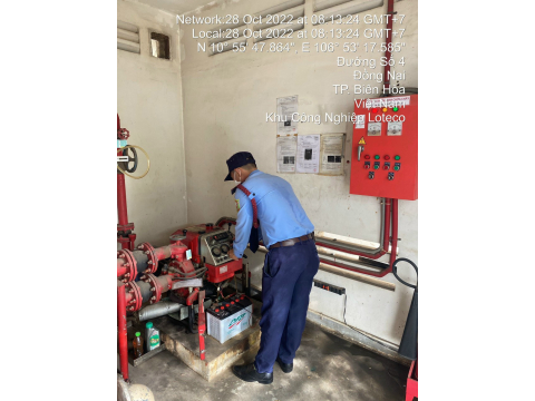 AN NINH ĐÔNG Á HUẤN LUYỆN PCCC